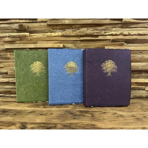 

LEATHER JOURNAL DKL TREE GOLD L THICK MIX COLOR / BUKU / BOOK / BUKU VINTAGE