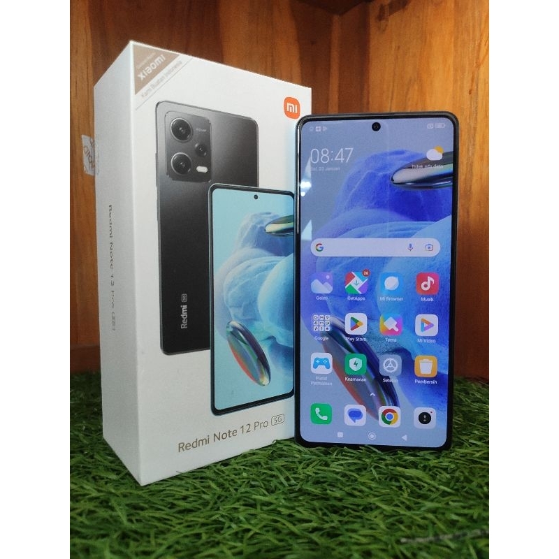 redmi note 12pro 5G  Ram 8GB Internal 256GB HP Second Seken Bekas Fullset [murah] hp murah