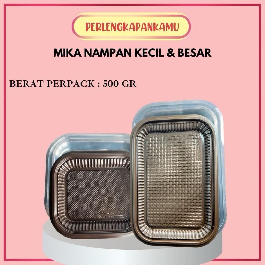Nampan Mika Plastik Kue, Bolu & Sushi – Kecil / Sedang / Besar