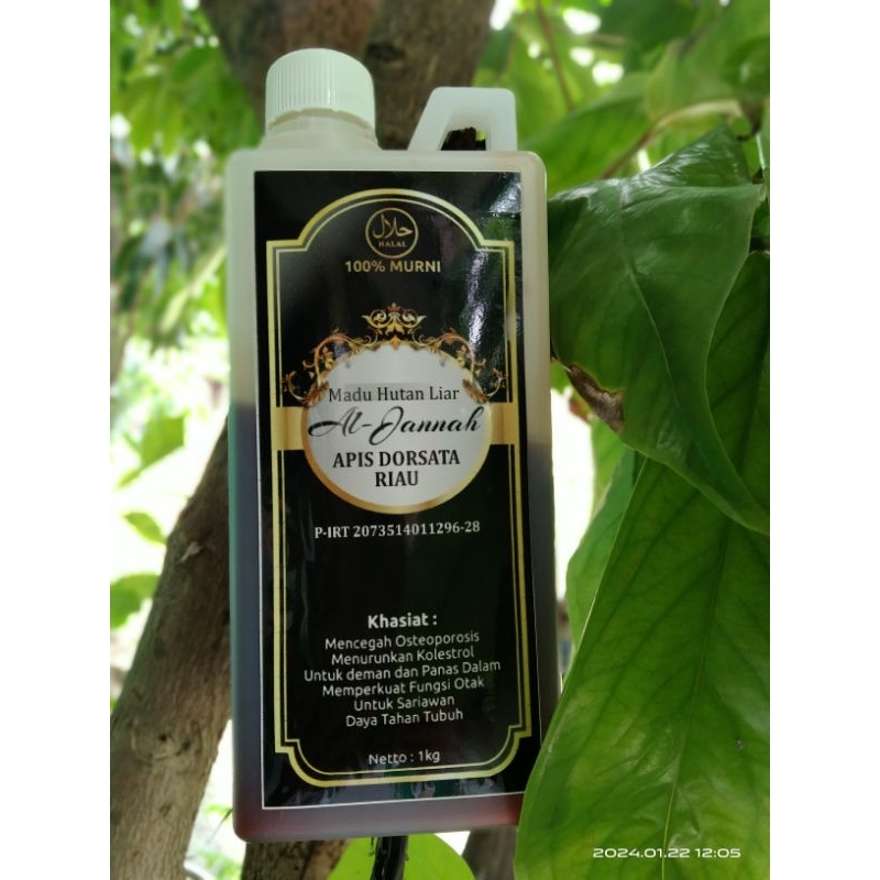 

jaminan original Madu hutan liar Al Jannah apis dorsata