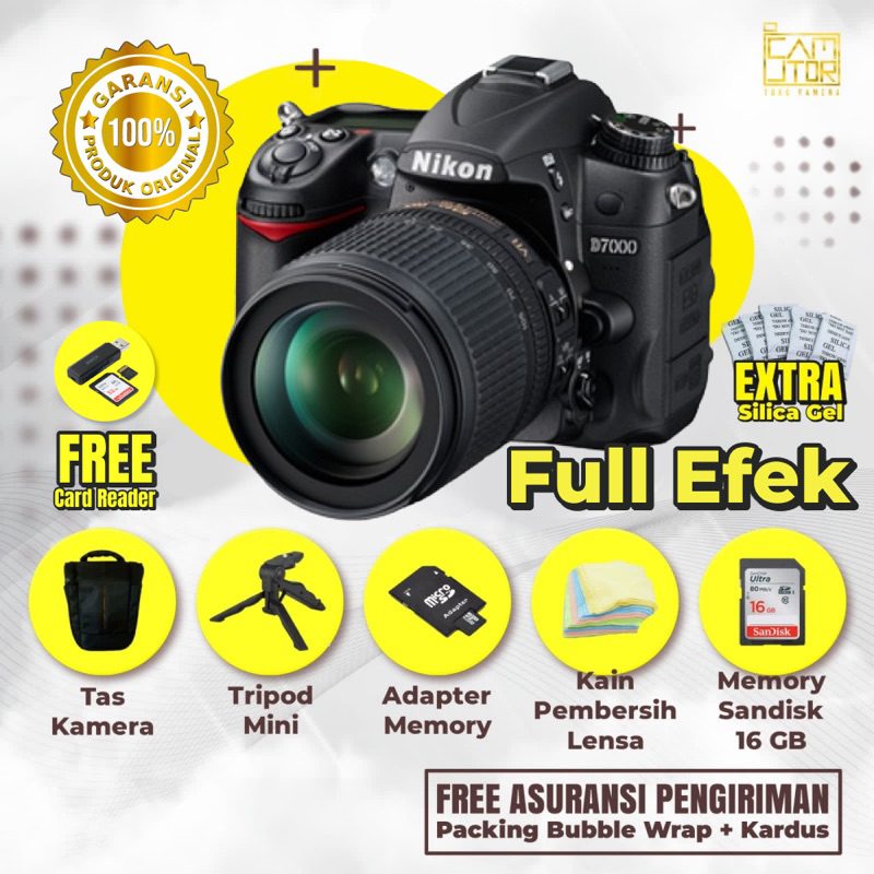 Nikon D7000 Semipro Dslr Terbaik Nikon Normal Siap Pakai