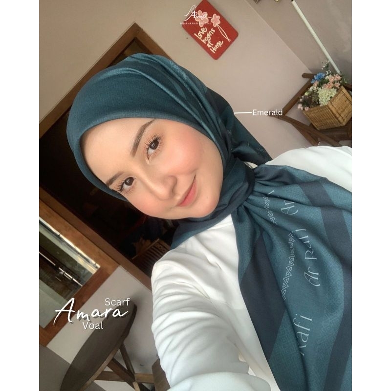 Amaraa scarf arrafi//hijab segi empat motif premium//krudung segi empat motif terbaru//krudung segi 