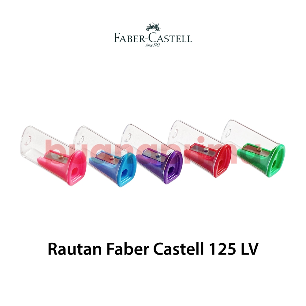 

Rautan Faber Castell Tabung 125 LV Pensil Sharpener Serutan