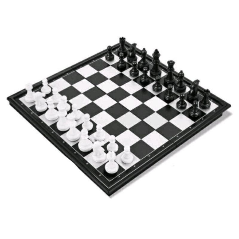 MAINAN PAPAN CATUR LIPAT PLASTIK | CHESS BOARD GAMES CATUR PLASTIK
