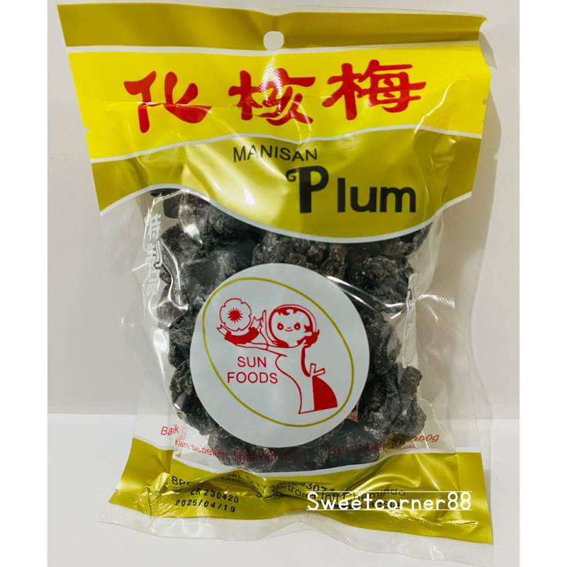 

MANISAN PLUM IMPORT TANPA BIJI 300GR SUN FOODS/ MANISAN IMLEK/ MANISAN PLUM KERING/MANISAN PLUM CAP SUN FOODS/MANISAN IMLEK