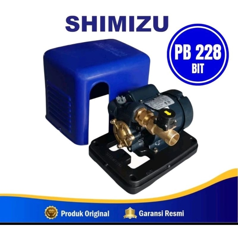 pompa air pendorong booster otomatis shimizu pb 228 bit