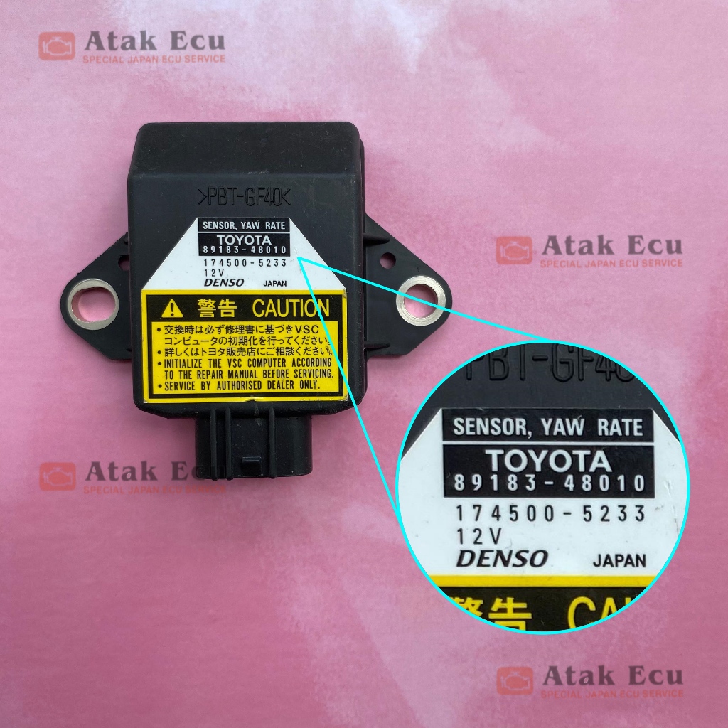 Yaw Rate Sensor Toyota Lexus 89183-48010 DENSO ESP