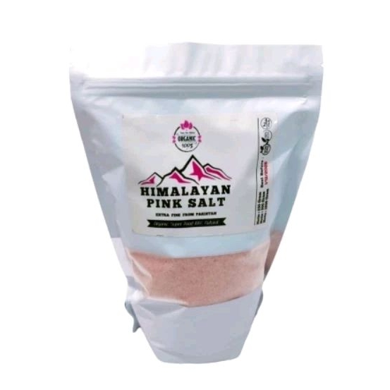 

Garam Himalaya Pink Salt Organic // Original Premium Asli 1 Kg NON GMO