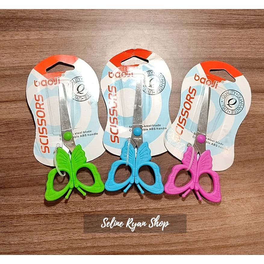 

Gunting Kertas / Gunting Multifungsi Warna Warni Motif Kupu-kupu