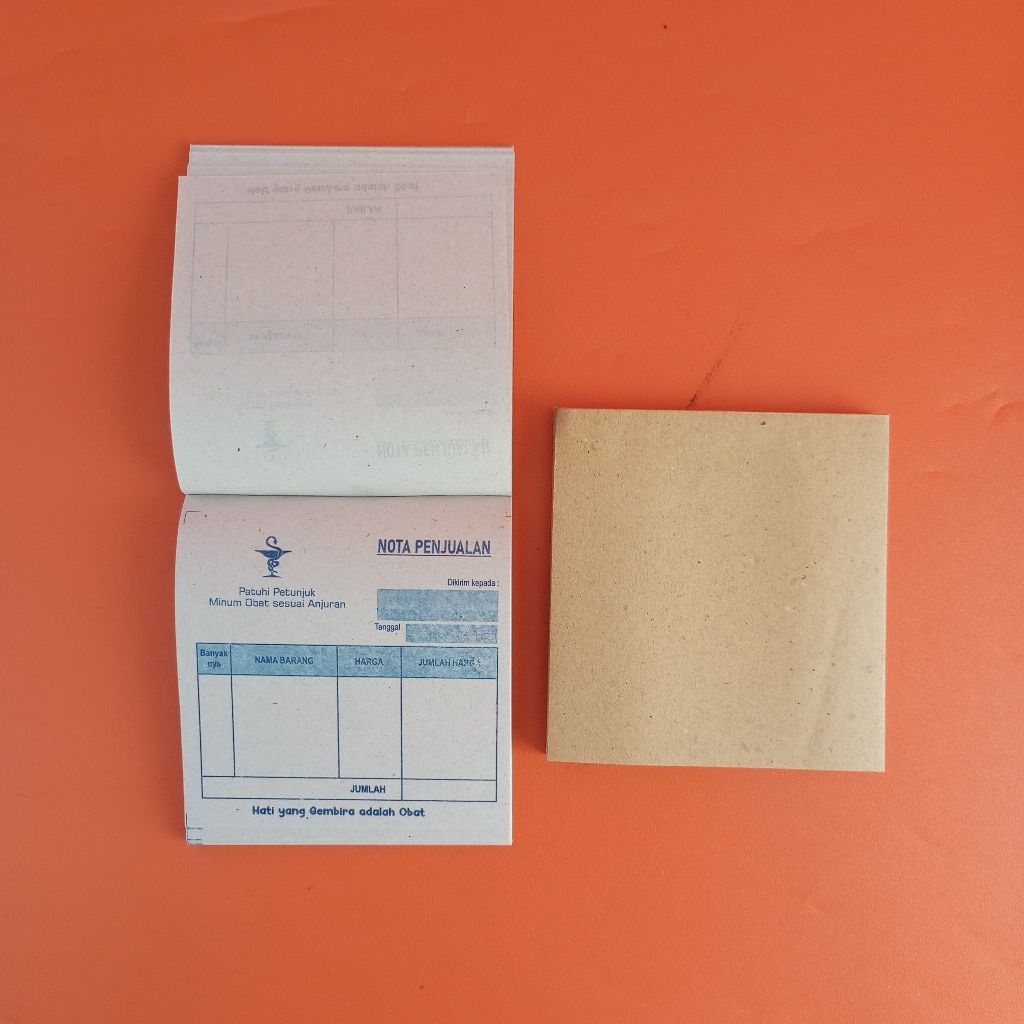 

Nota Apotek Polosan/ Buku Nota Apotek/ Nota Instan untuk Apotek/ Blangko Nota