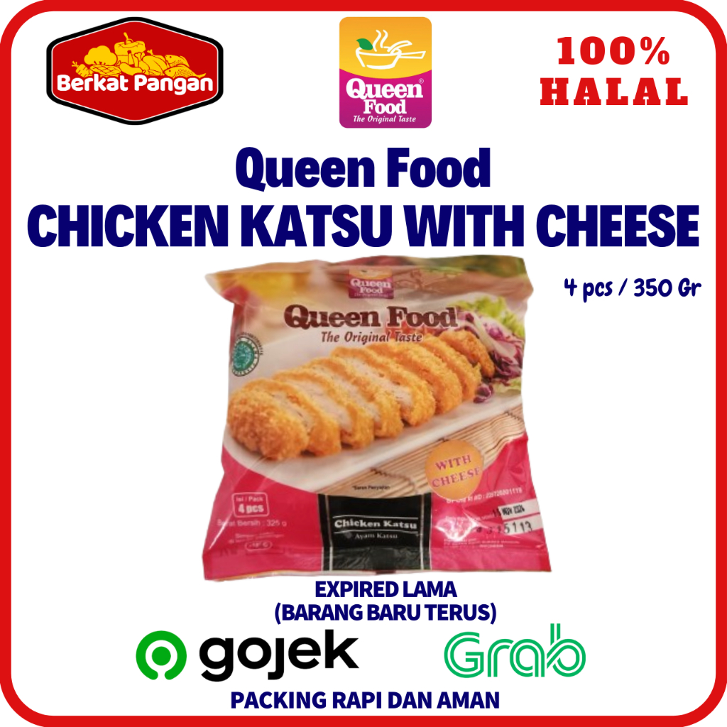 

Queen Food Chicken Katsu Cheese Bento | Olahan Fillet Ayam Ala Jepang