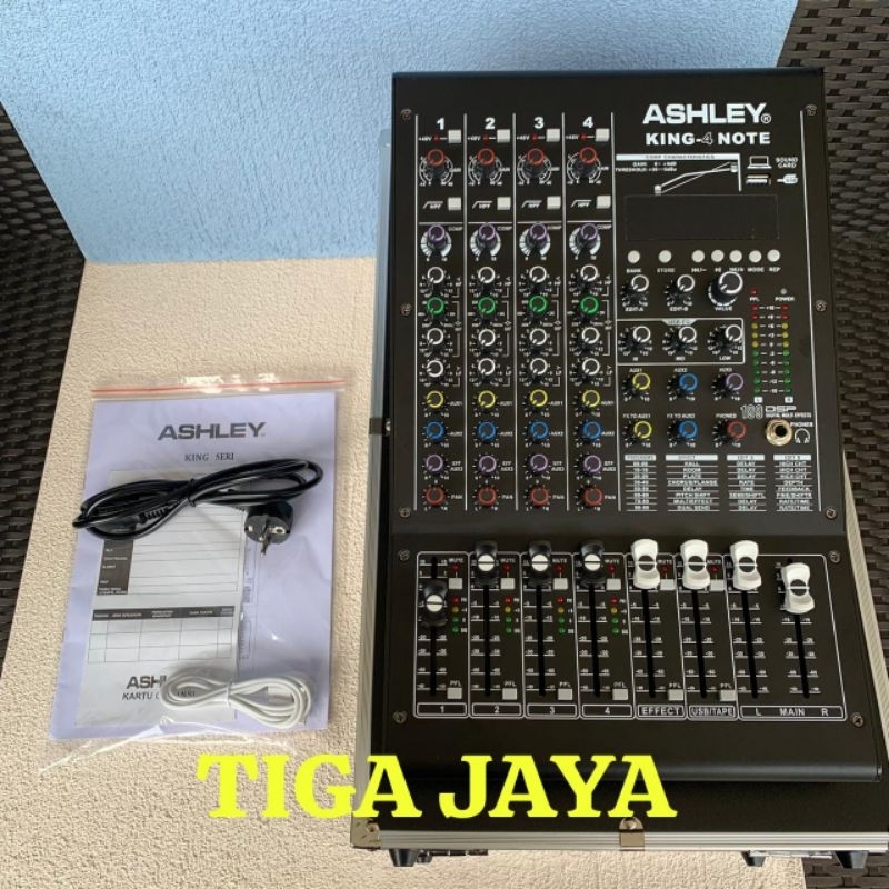 Mixer Audio Ashley King 4 Note King4 Note King Note 4 Free Koper 4 Channel