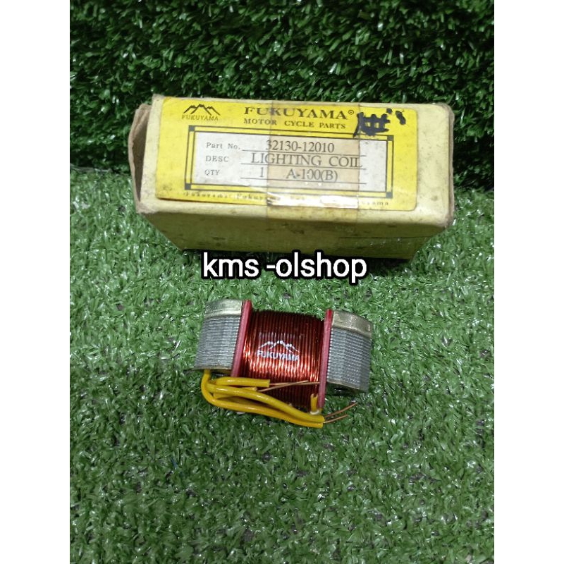 spull lampu/ lighting coil Suzuki A100 (B) merek Fukuyama
