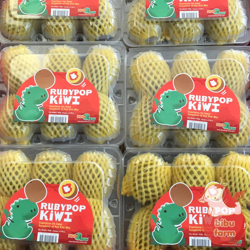 

Kiwi Red Dino Fresh Rubypop Berat 450 Gram/Pack