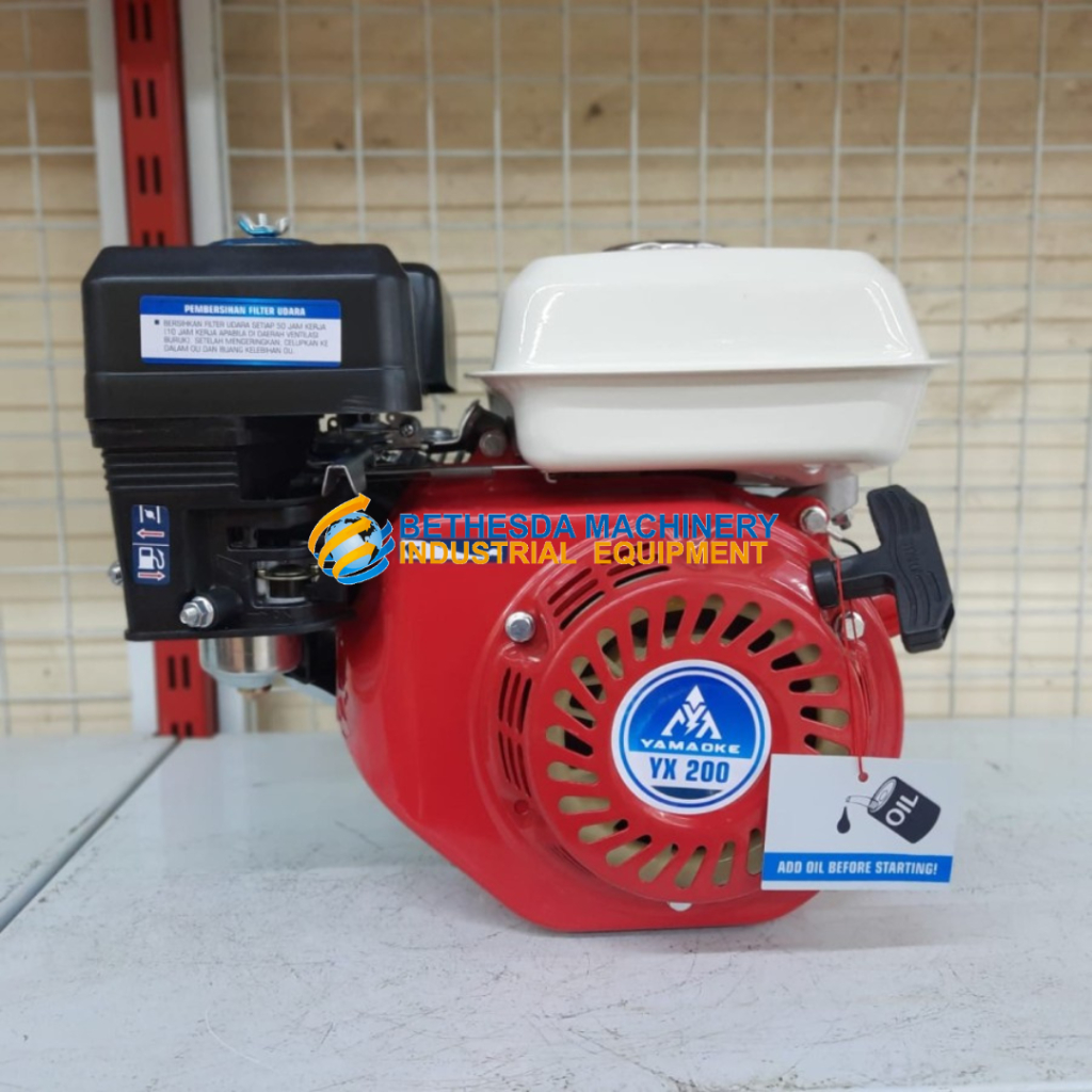 Mesin Penggerak Bensin Serba Guna 6.5 PK YX-200 Gasoline Yamaoke YX200