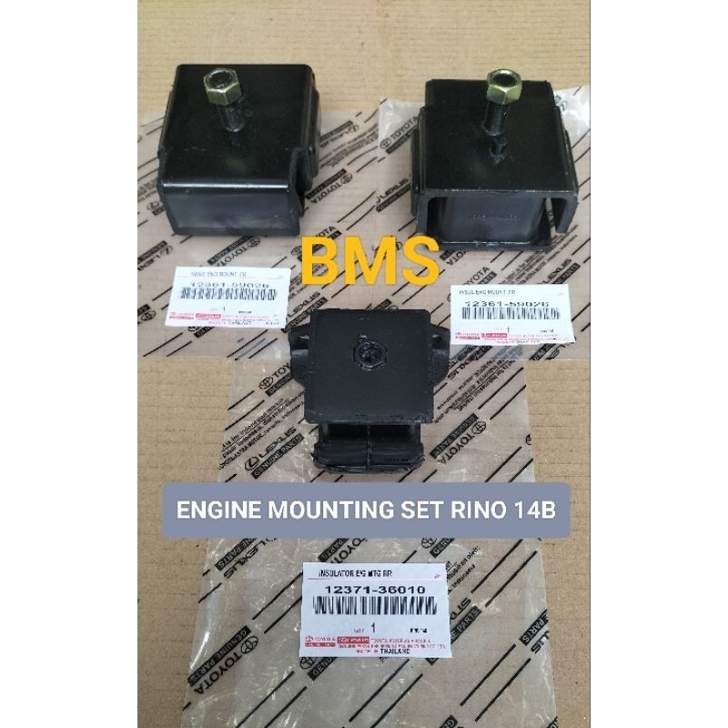 MOUNTING RINO 14B SET/ ENGINE 14B/PANGKON TRANSMISI 14B/MOUNTING TRANSMISI RINO 14B