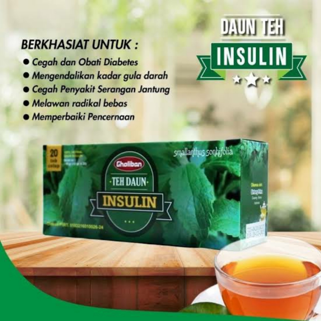 

Teh Celup Daun Insulin GholibanPenurun Kadar gula