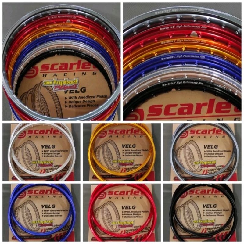 Velg Scarlet 16 140/160 Velg Scarlet WR lips (sepasang)