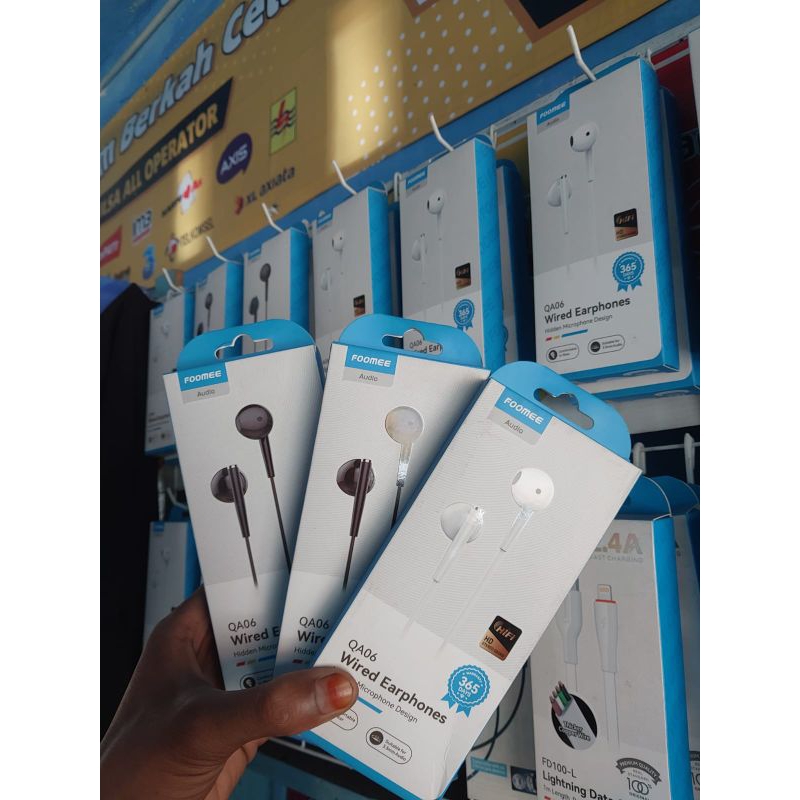 HEADSET FOOMEE QA06, EARPHONE QA06