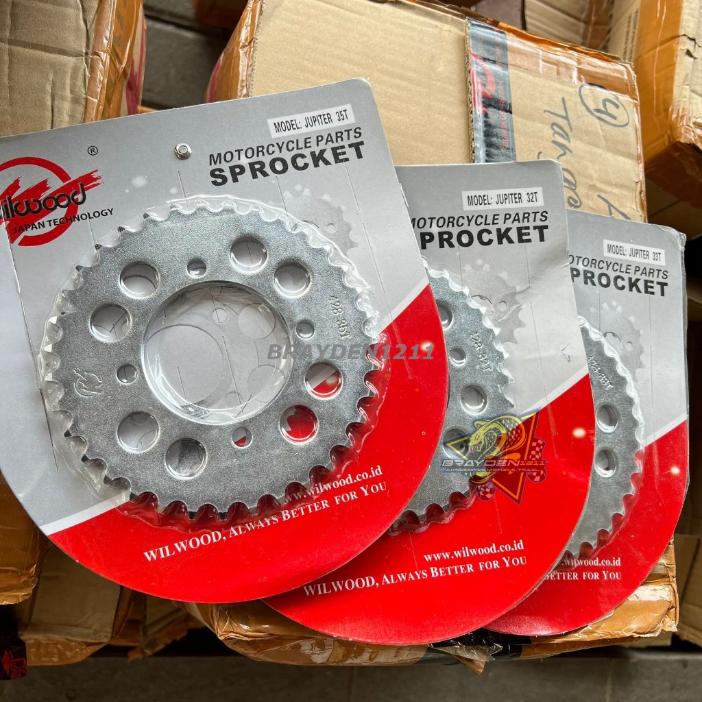 Gear belakang sss rxk jupiter f1zr / gear belakang rxk f1zr jupiter model sss