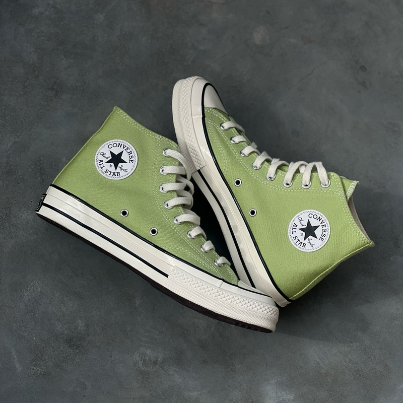 Converse Chuck 70 Hi Vitality Green Egret Black Original Resmi