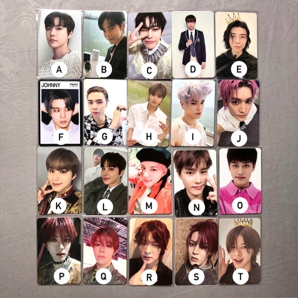 PC NCT 127 - photocard doyoung jungwoo taeyong johnny taeil yuta fact check
