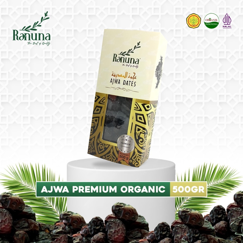 

Kurma Ajwa Ranuna Premium Organik 1kg