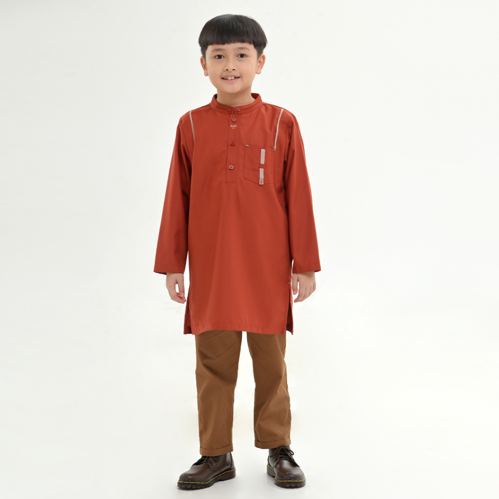 Rabbani - Jubah Koko Lengan Panjang Anak Kahfi Exclusive