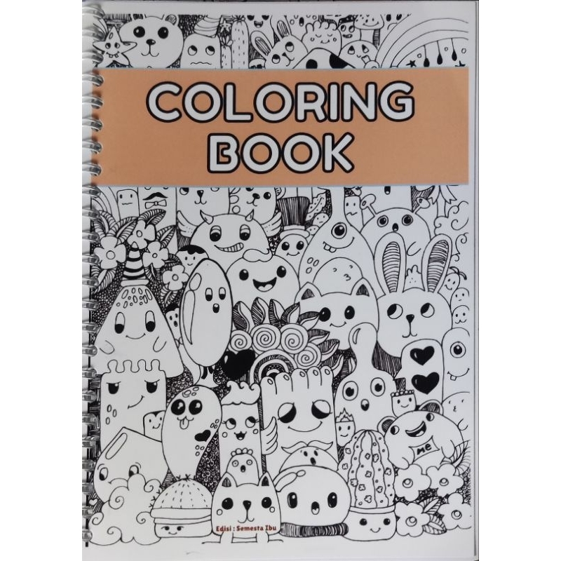 

004 Coloring Book Hewan, Kendaraan, Rumah