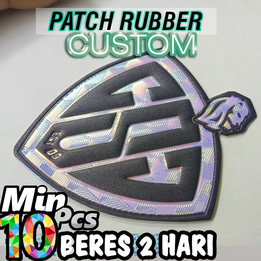 Membuat label Patch Jersey custom 3d