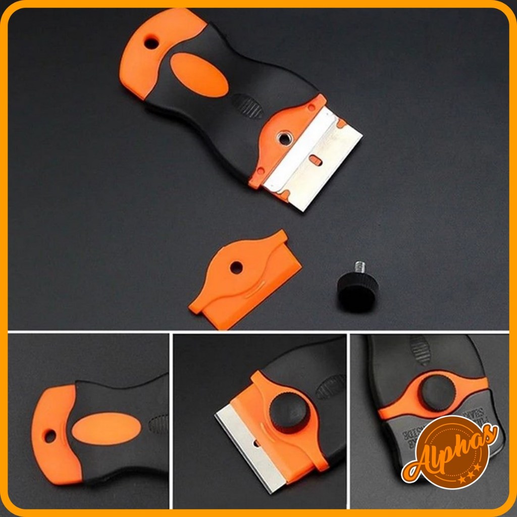 

Pisau Pengupas Stiker Serbaguna Scraper Knife for Car Sticker BLADE RAZOR STIKER MOBIL