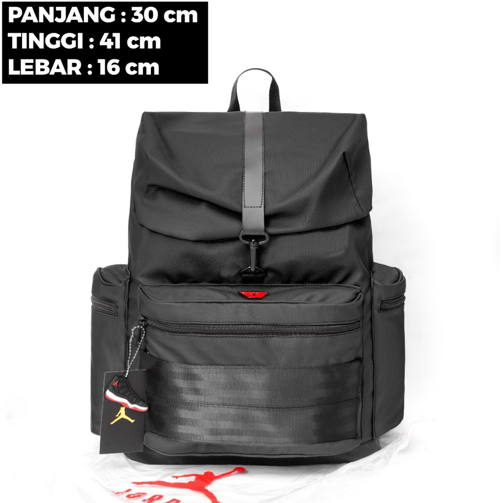 Tas Ransel Air Jordan Waterproof / Backpack Pria Roll Top