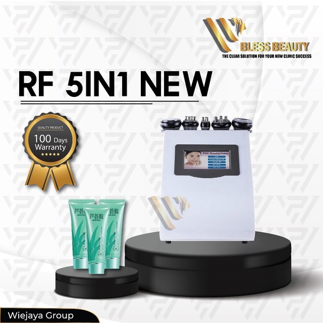 sHopYi- RF 5in1 Alat rf wajah Pelangsing Badan Alat RF Slimming machine + 40K Original garansi servi