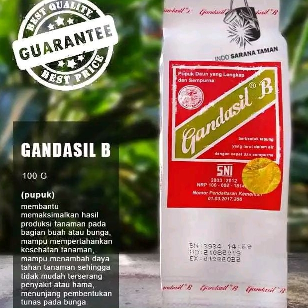 Pupuk GANDASIL B Pupuk Bunga dan Buah