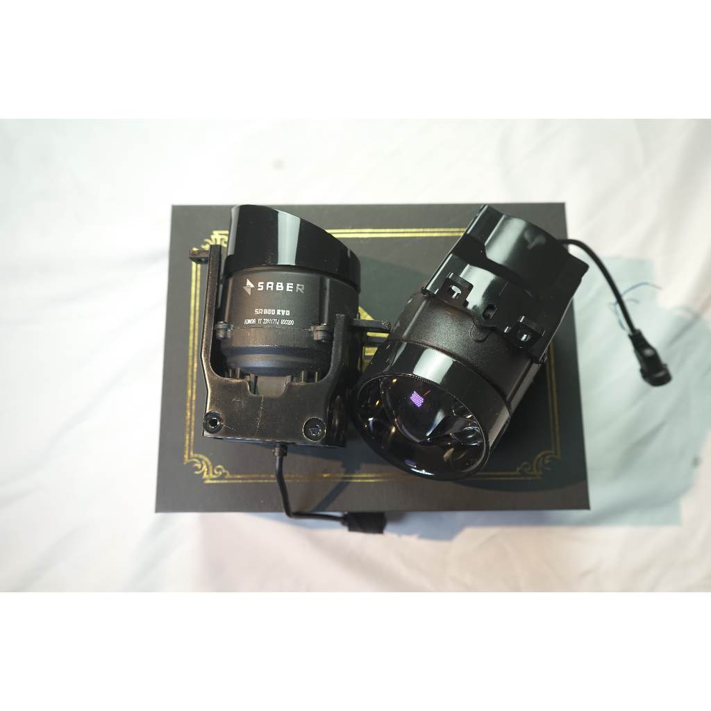 Foglamp Mobil SABER SR800 EVO LED Projector 3inch Lampu Kabut Lampu Depan Mobil Bergaransi