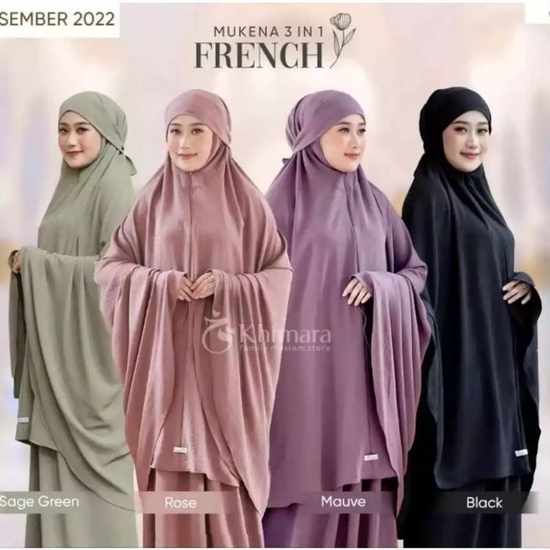 MUKENA POLOS//MUKENA LESTI 3IN 1//MUKENA DEWASA//MUKENA JUMBO