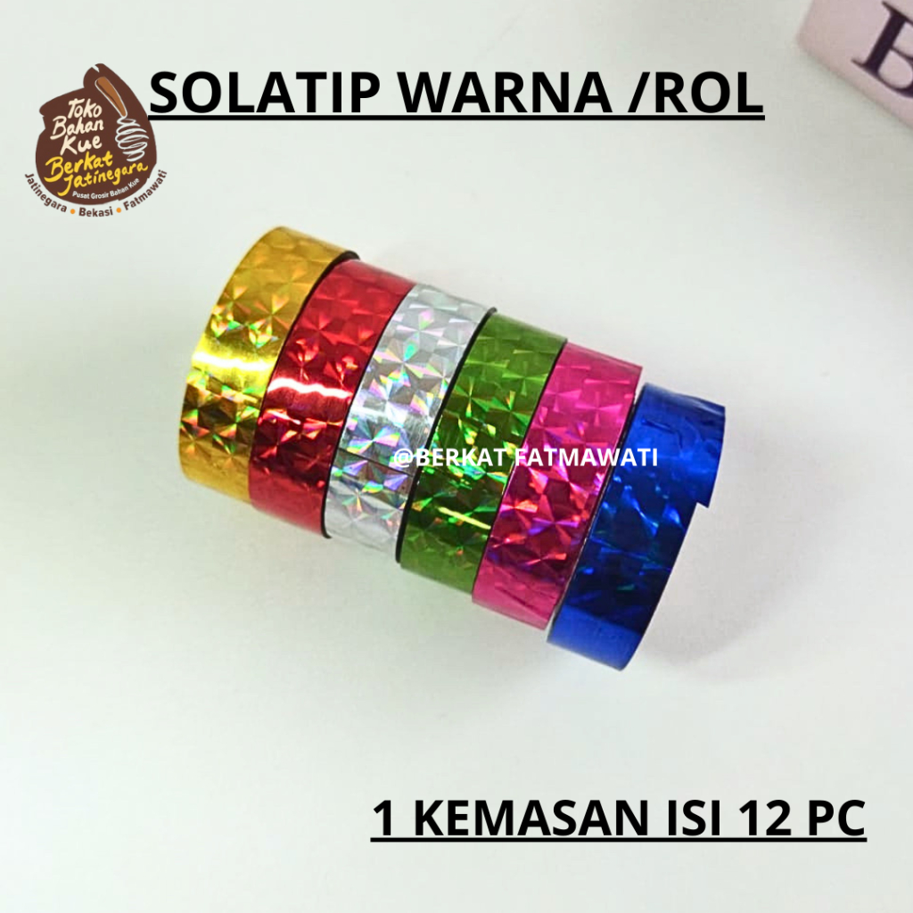 

SOLATIP WARNA /ROLL / SOLASI TOPLES / SOLASI WARNA