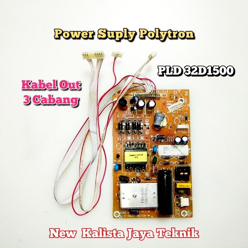 POWERSUPLY TV POLYTRON PLD-32D1500 ORIGINAL HBBX-072A PSU 32D1500 REGULATOR TV PLD32D1500 PSU POLYTR