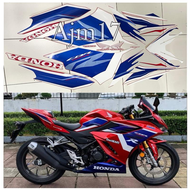STIKER STRIPING CBR150R CBR 150R CBR 150 R 2023 MERAH BIRU ORIGINAL