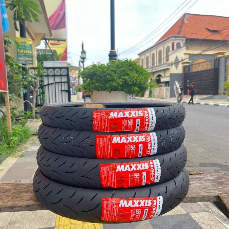 Ban MAXXIS ban luar maxxis tubles Victra s98st ring 17 ukuran 60/80 80/80 90/80 ring 17 tubless sofc