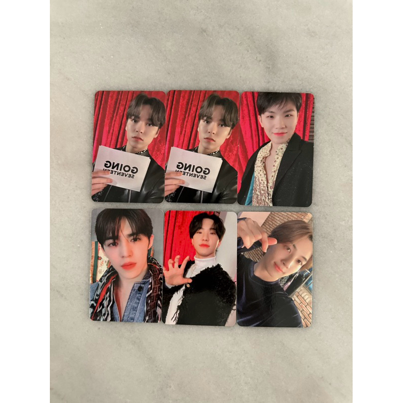 SEVENTEEN Going Seventeen Magazine Photocard (SCOUPS, JEONGHAN, HOSHI, WOOZI, VERNON)