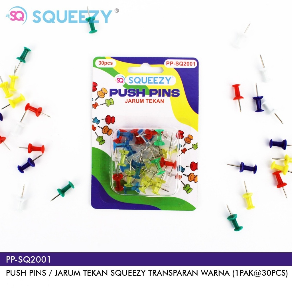 

Paku Mading / push pin Squeezy