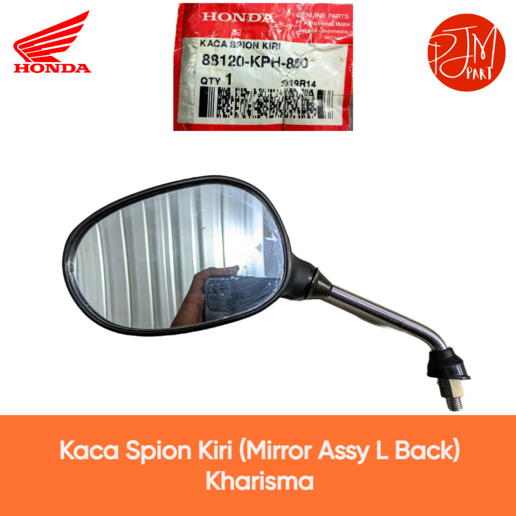 88120-KPH-880 Kaca Spion Kiri (Mirror Assy L Back) Kharisma ORIGINAL