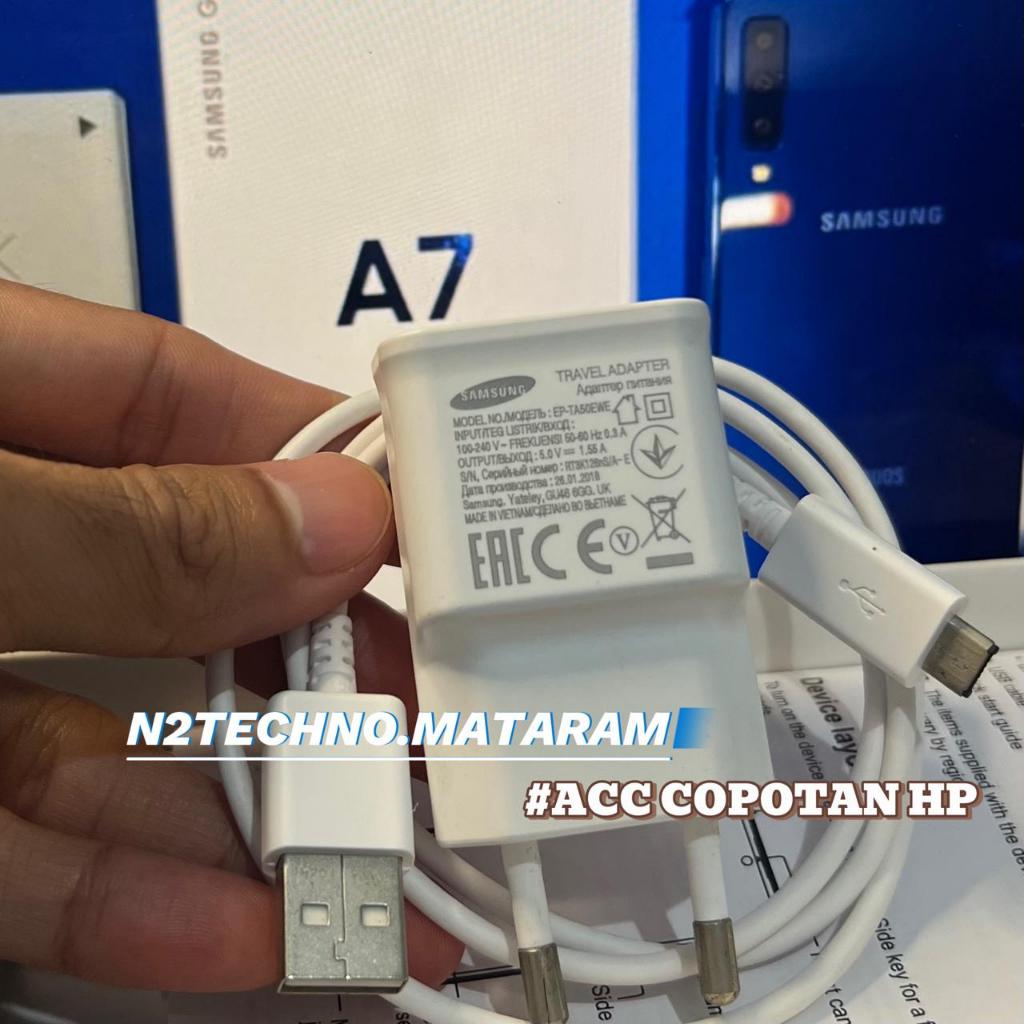 CHARGER ORIGINAL SAMSUNG A7 MICRO USB BAWAAN HP