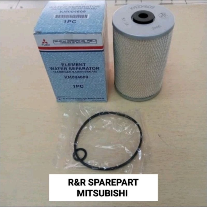 Filter bawah Canter kaleng 110ps, 125ps, 136ps original 100% asli KTB KM004609 filter solar canter o