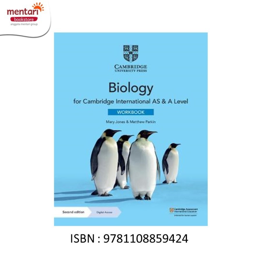 Cambridge International AS&A Lvl Biology Workbook w/Digital Access online 2Y | Buku Biology SMA