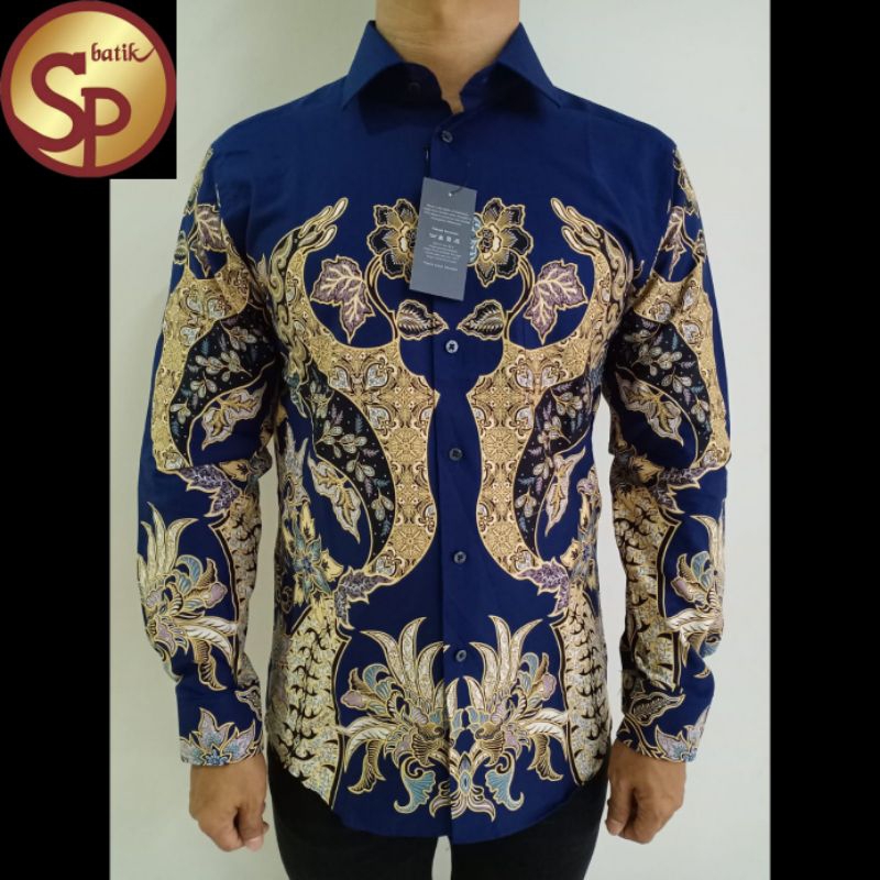 KEMEJA BATIK ALISAN LENGAN PANJANG SLIM FIT