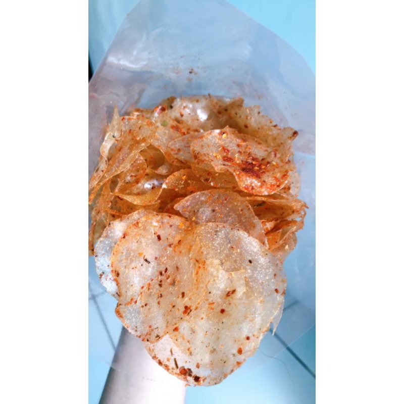 

KRIPIK KACA PEDAS 250gram