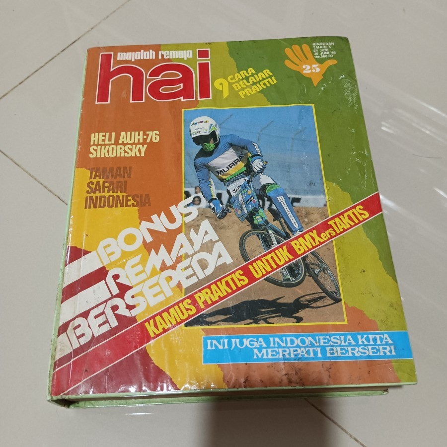 Bundel Majalah Hai Jadul No.25-37 1986 13 Majalah