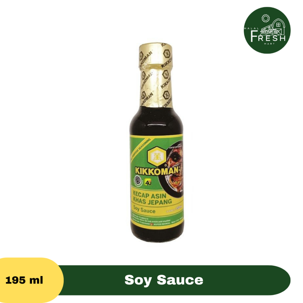 

Kikkoman Kecap Asin/Soy Sauce Khas Jepang 150ml